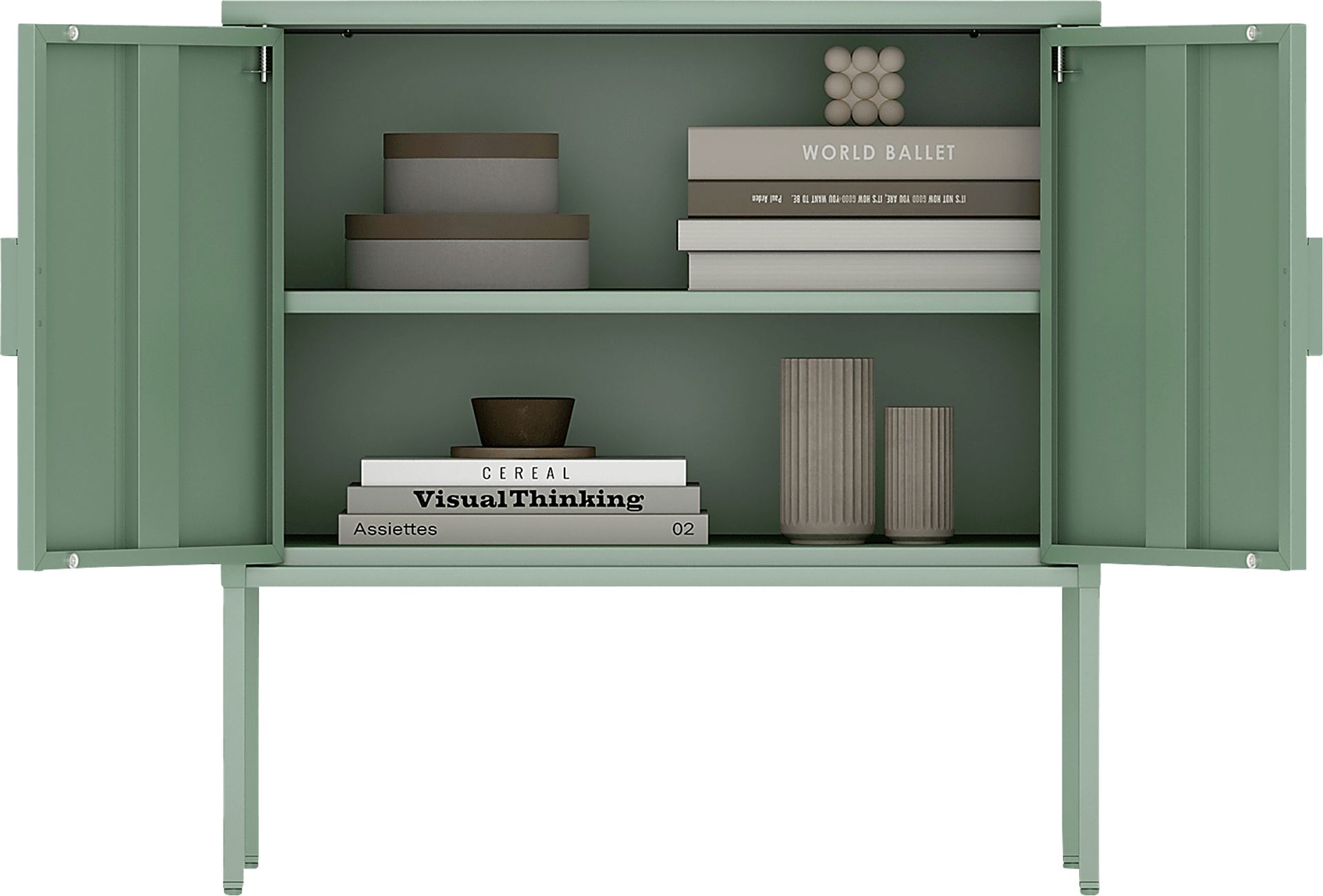 Kalispelly Green Accent Cabinet - Image 11