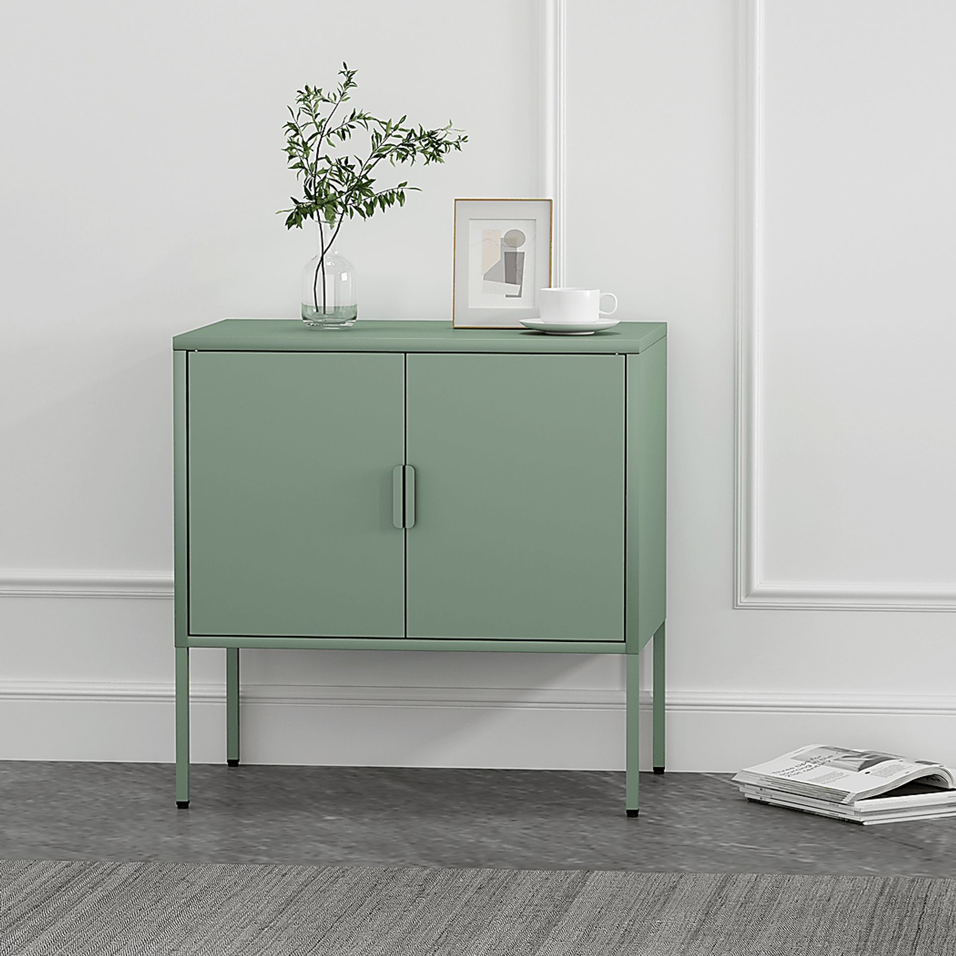 Kalispelly Green Accent Cabinet - Image 3