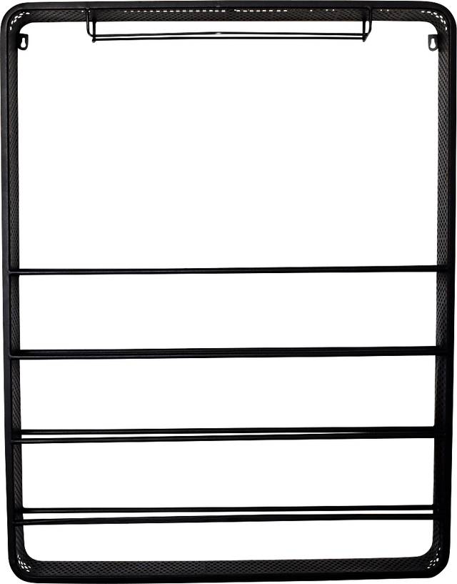 Kallam Black Wine Rack - Thumbnail - Image 1