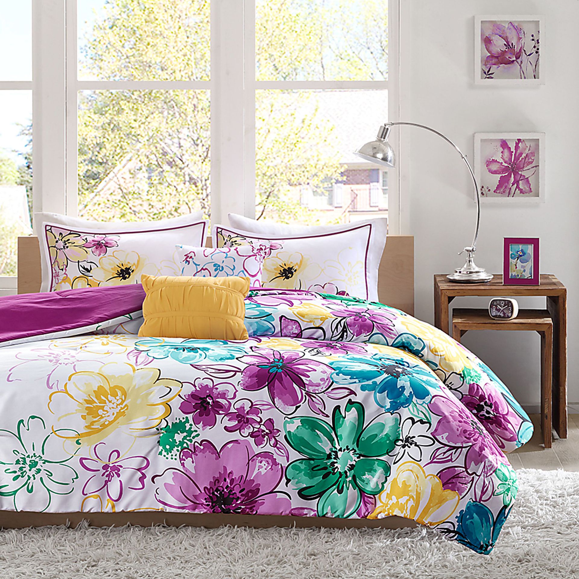 Kallmia Blue Twin/Twin XL Comforter Set - Image 10