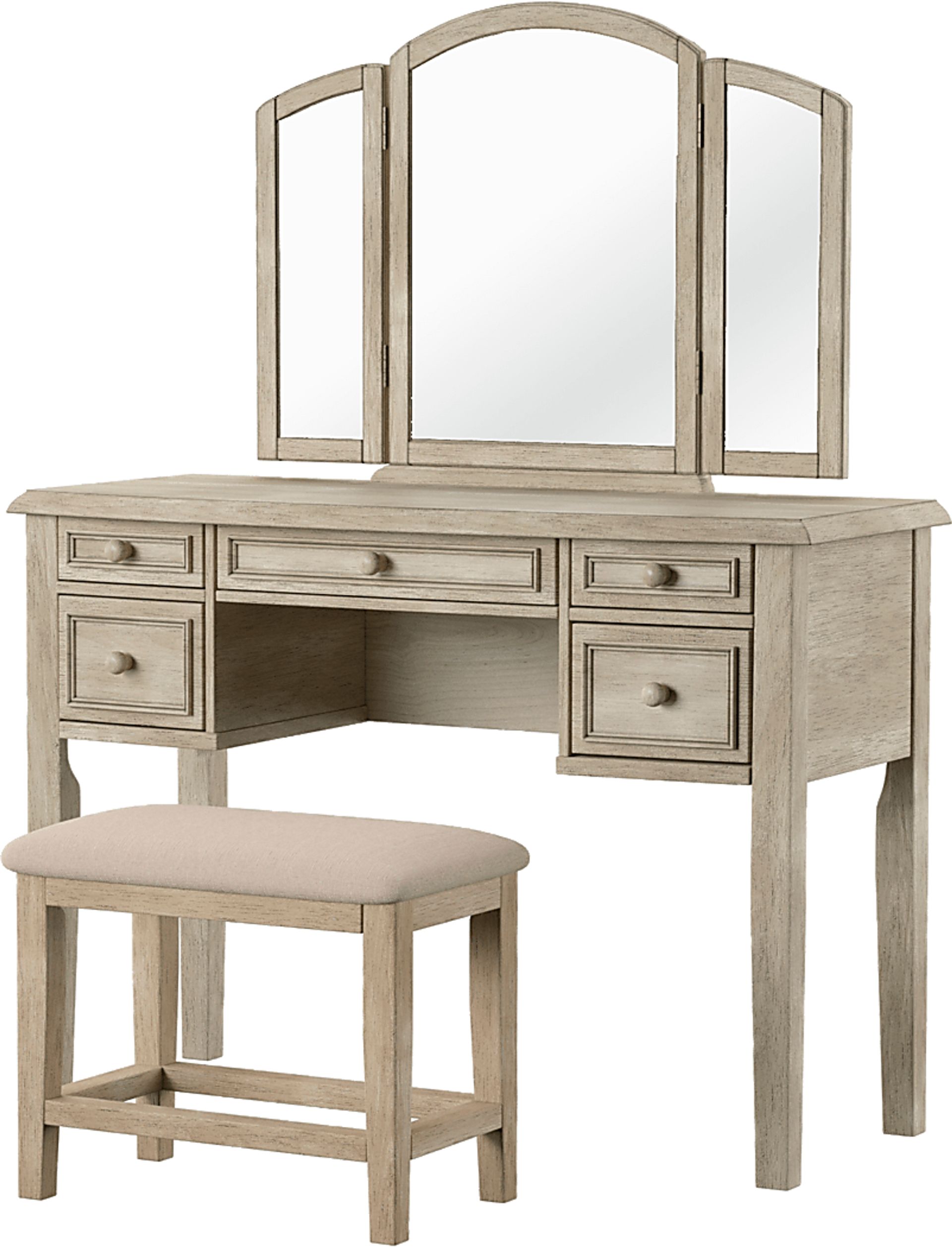 Kallorama Brown Vanity Set - Image 1
