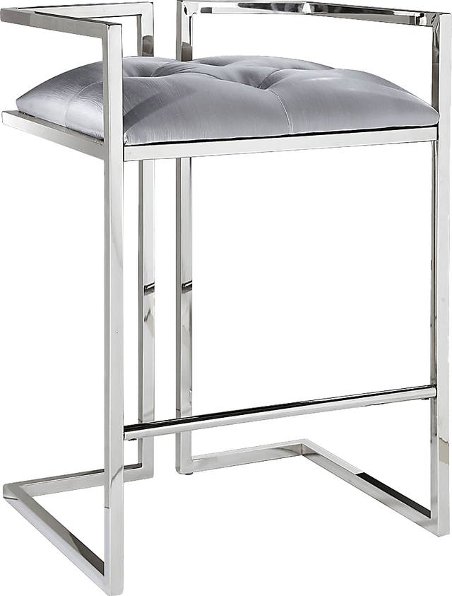Kalmano Gray Counter Height Stool - Thumbnail - Image 1