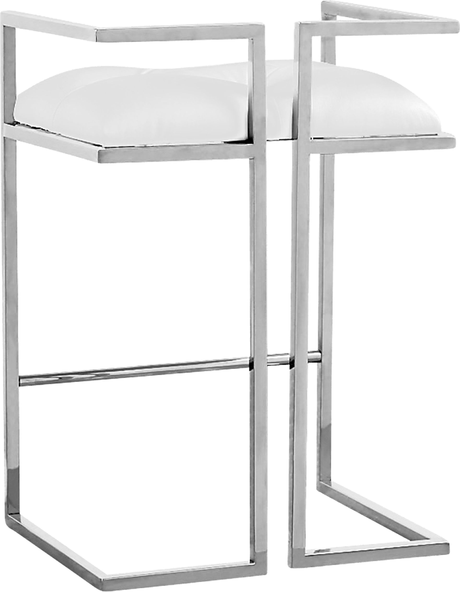 Kalmano White Counter Height Stool - Image 2