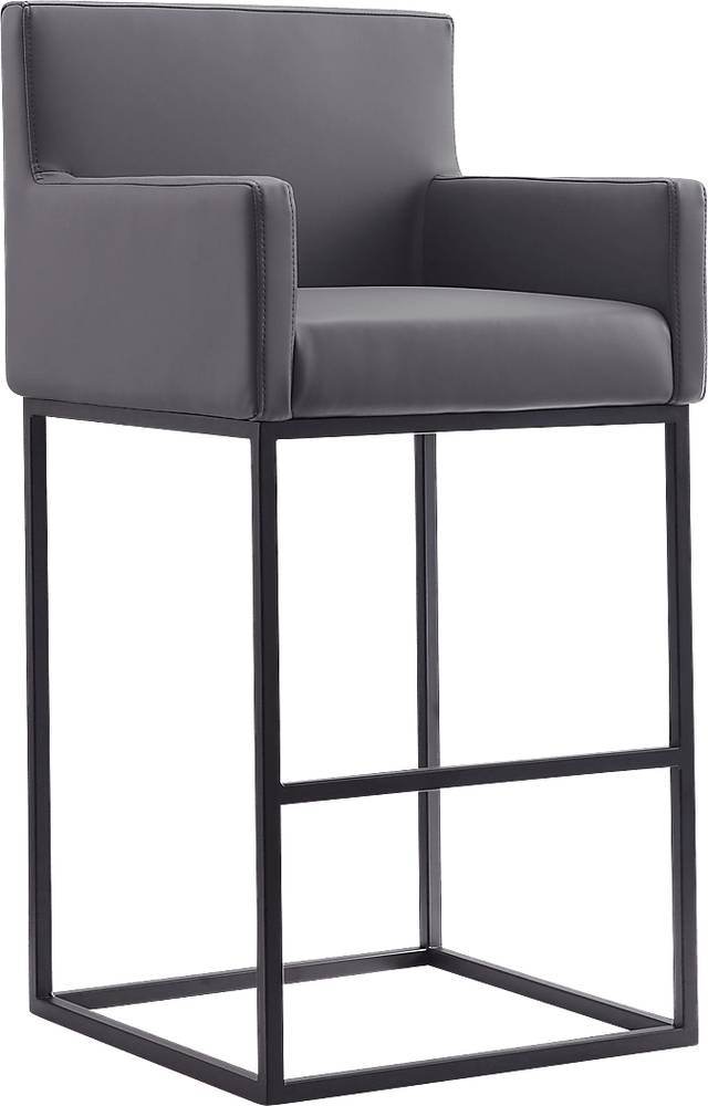 Kalmath Gray Barstool - Thumbnail - Image 1