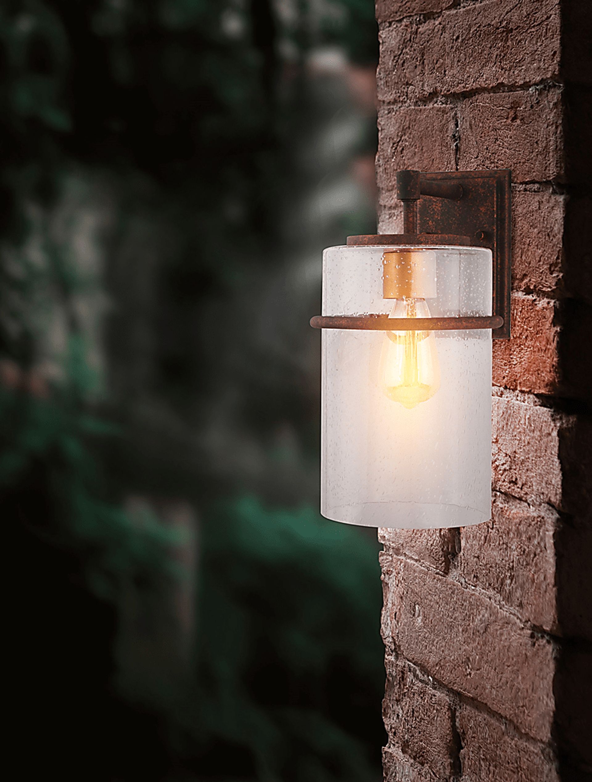 Kalmia View Brown Large Outdoor Sconce - Image 3