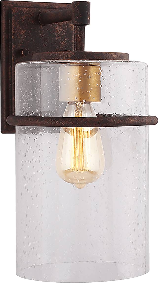 Kalmia View Brown Large Outdoor Sconce - Thumbnail - Image 1
