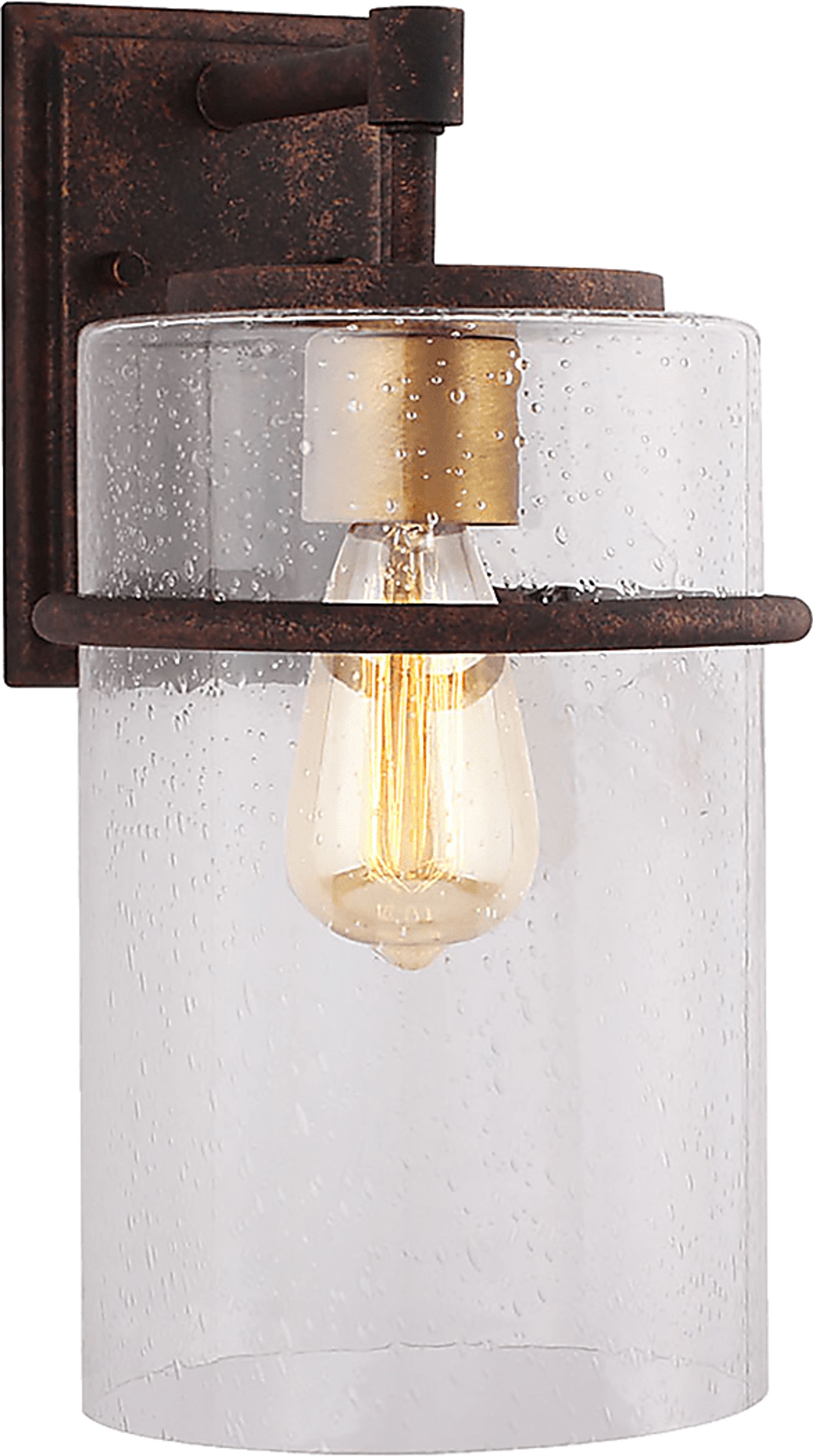 Kalmia View Brown Large Outdoor Sconce - Image 1