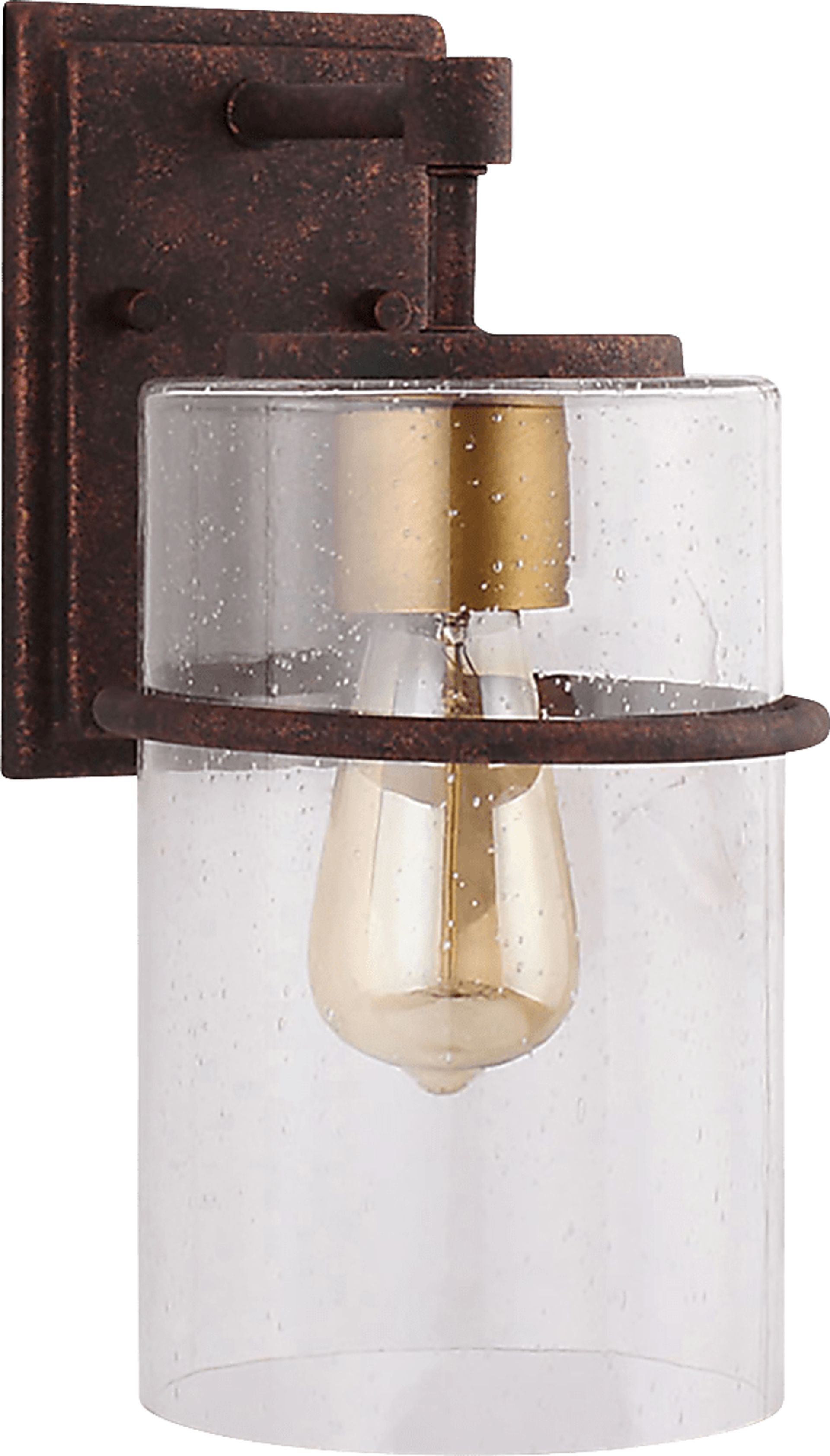 Kalmia View Brown Medium Outdoor Sconce - Image 1