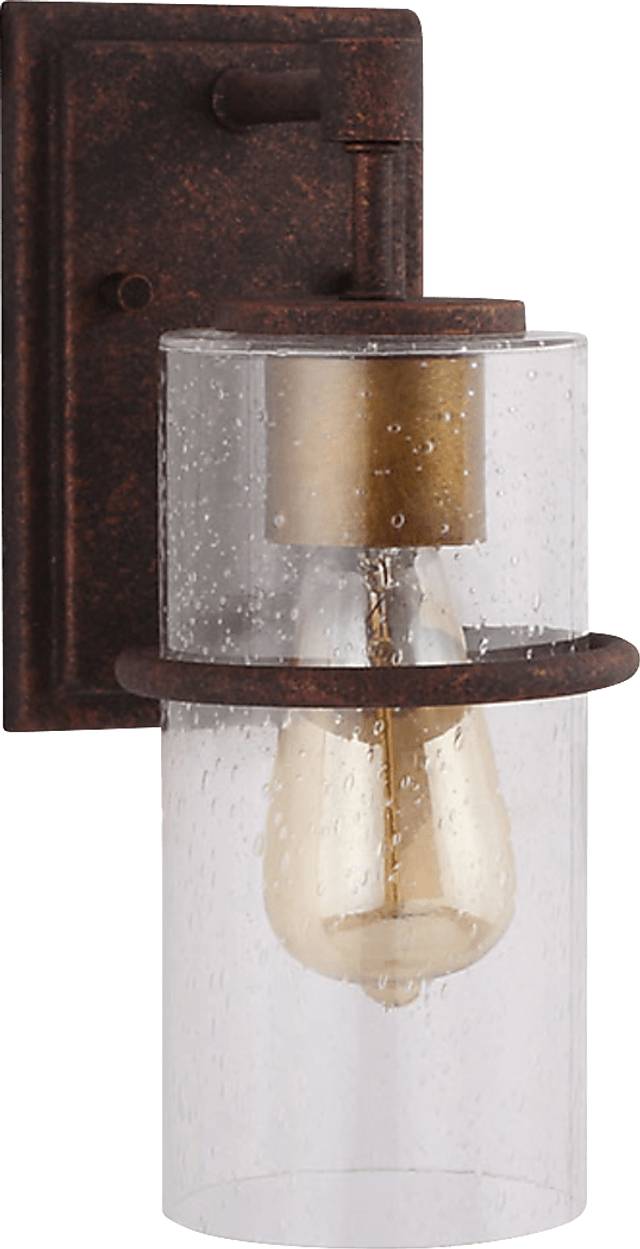 Kalmia View Brown Small Outdoor Sconce - Thumbnail - Image 1