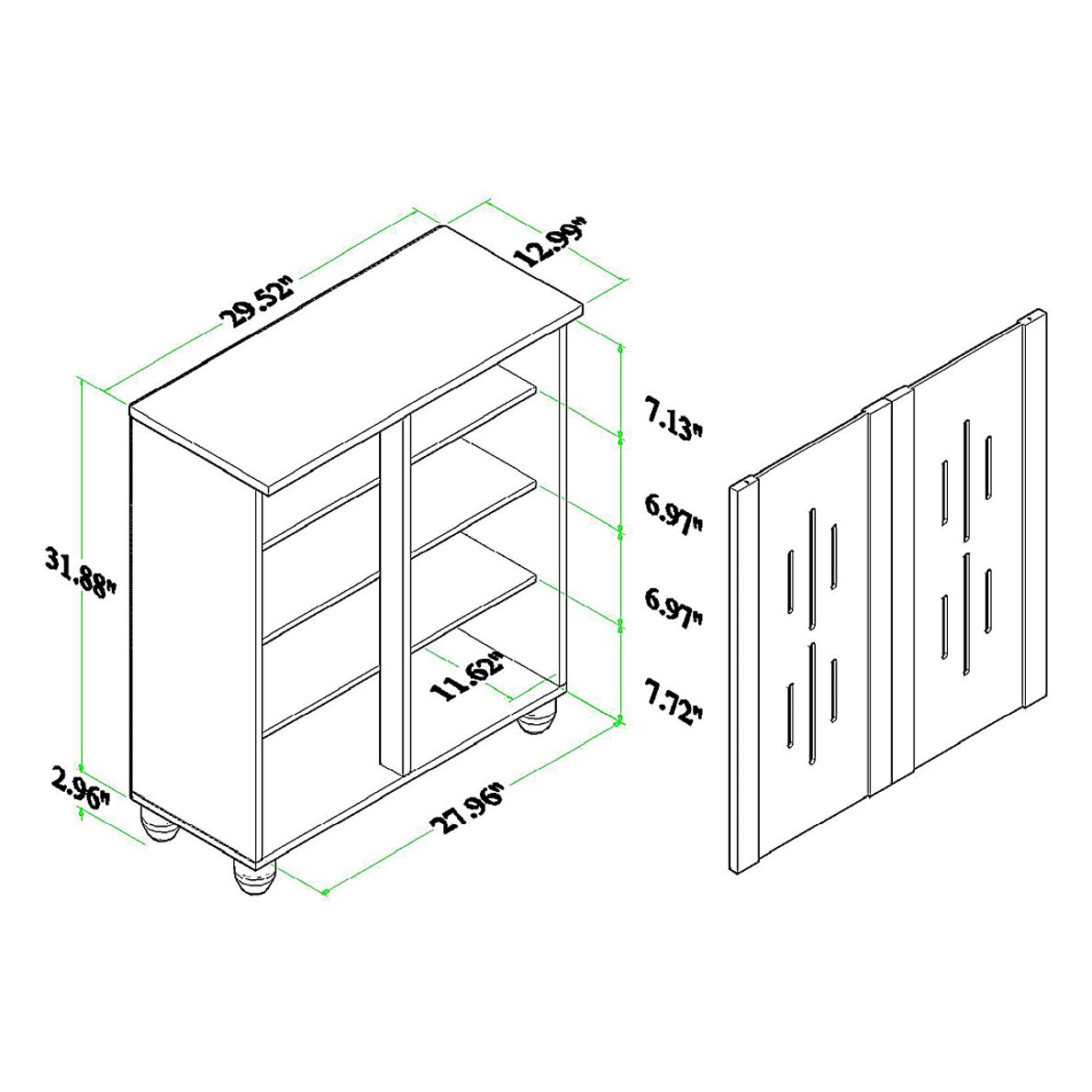 Kaloken Brown Shoe Storage Cabinet - Rooms To Go