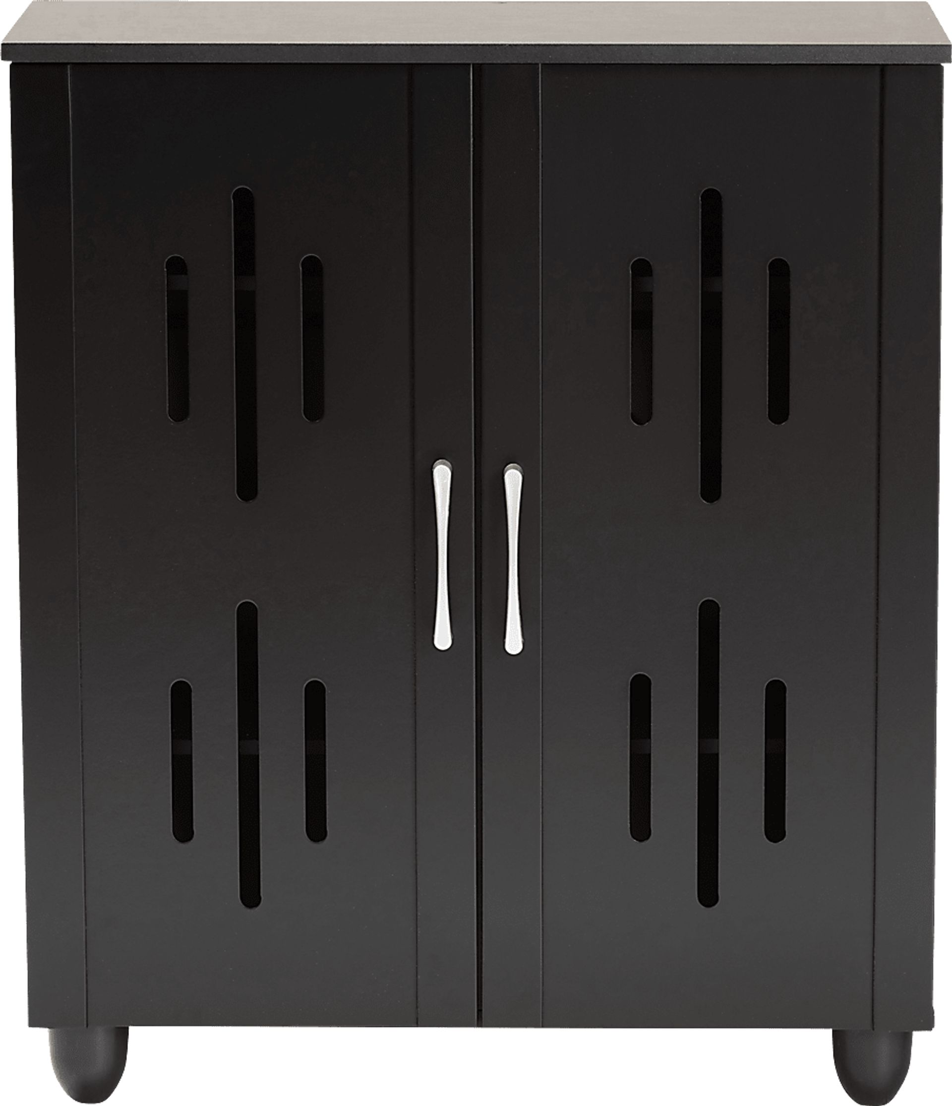 Kaloken Brown Shoe Storage Cabinet - Image 3