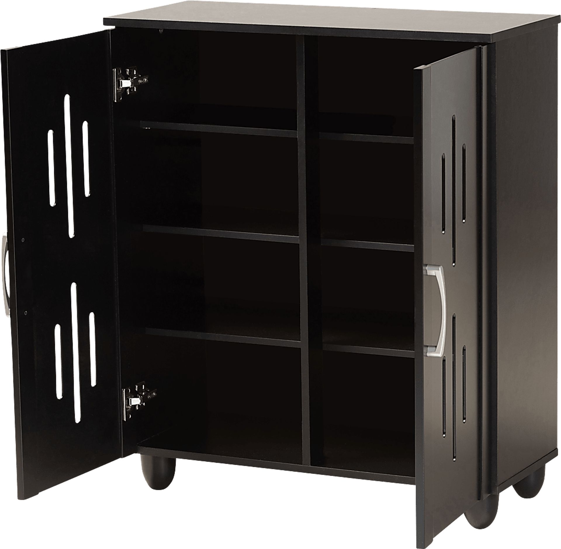 Kaloken Brown Shoe Storage Cabinet - Image 5