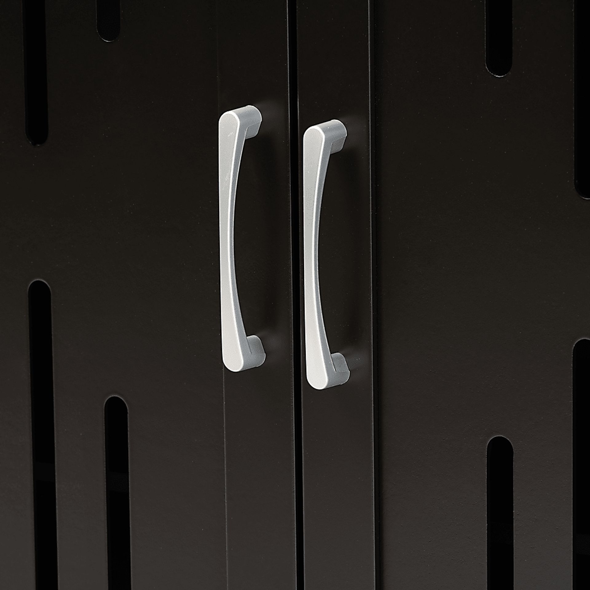 Kaloken Brown Shoe Storage Cabinet - Image 6