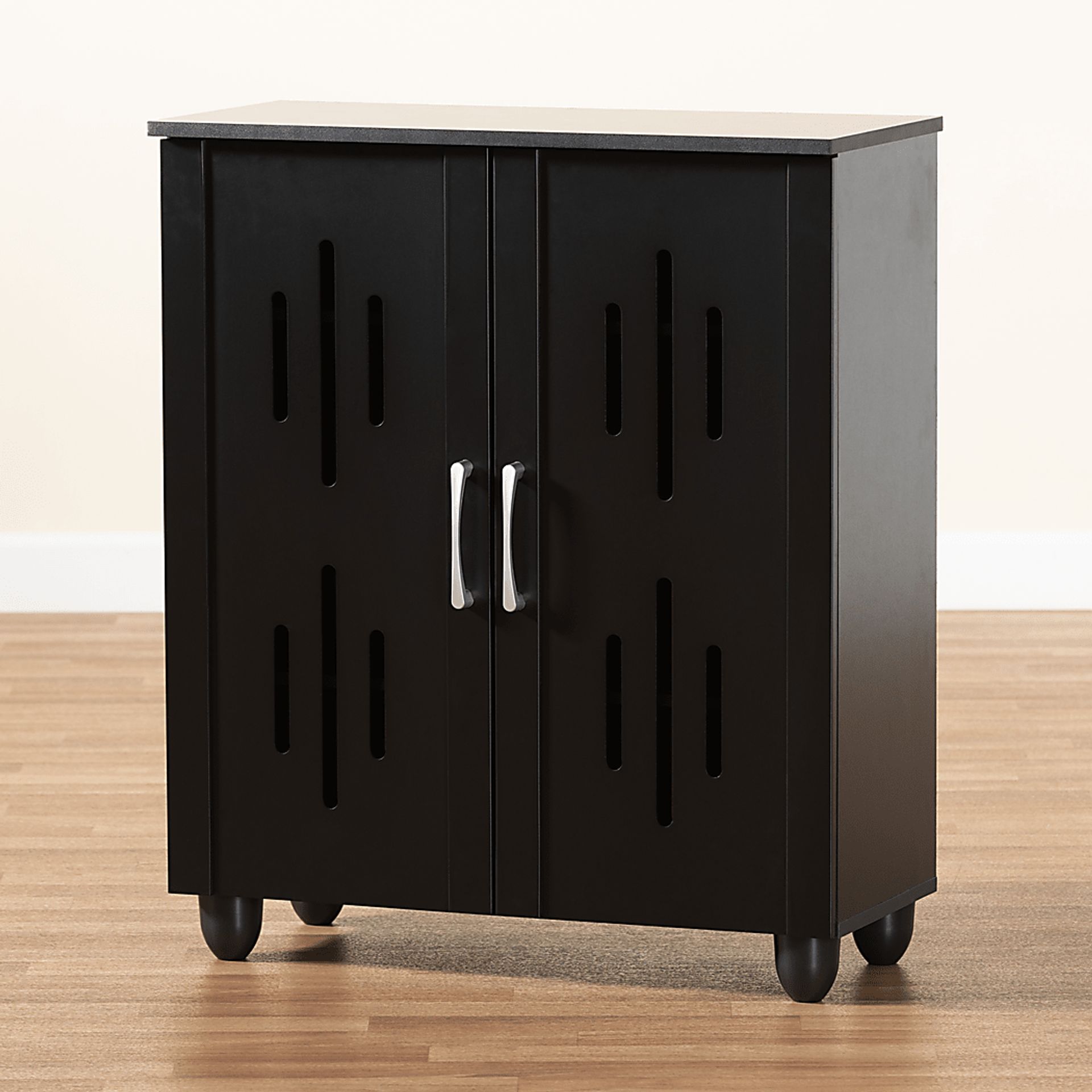 Kaloken Brown Shoe Storage Cabinet - Image 9