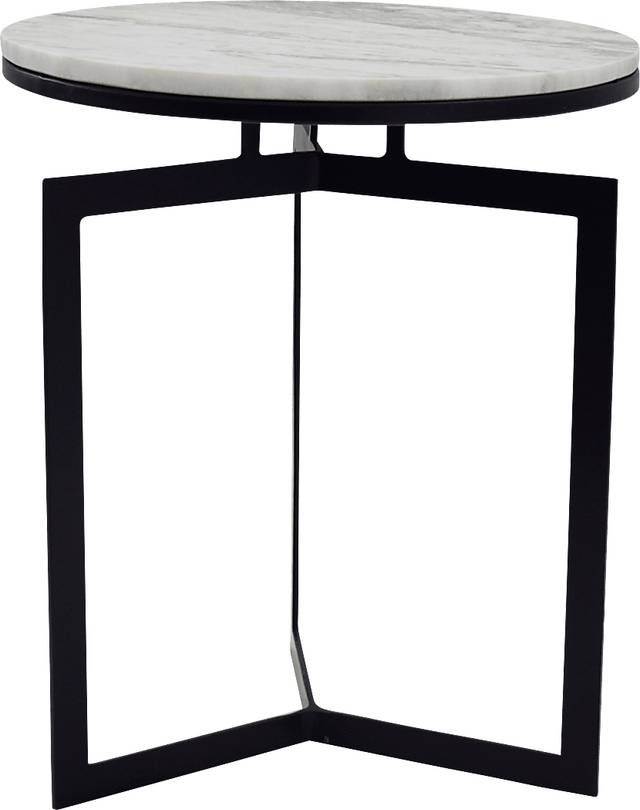Kalopa White Accent Table - Thumbnail - Image 1