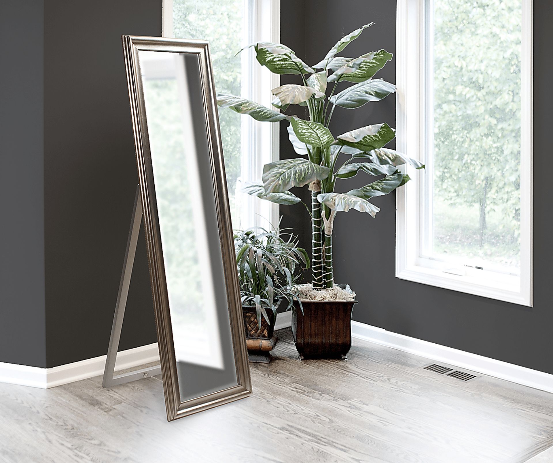 Kalpit Silver Leaner Mirror - Image 3