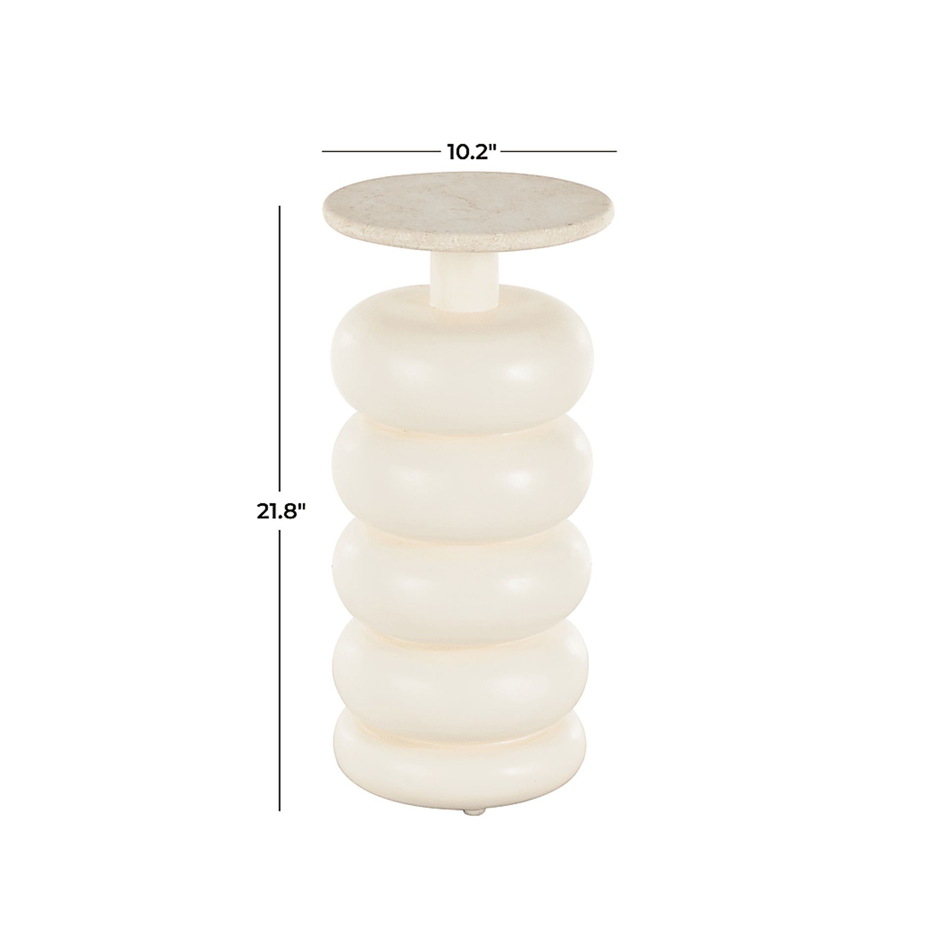 Kalwa Beige Accent Table - Image 7