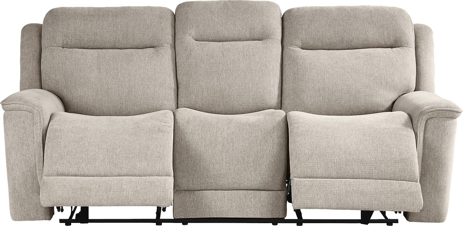 Kamden Place 2 Pc Cement Polyester Fabric NonPower Reclining Living