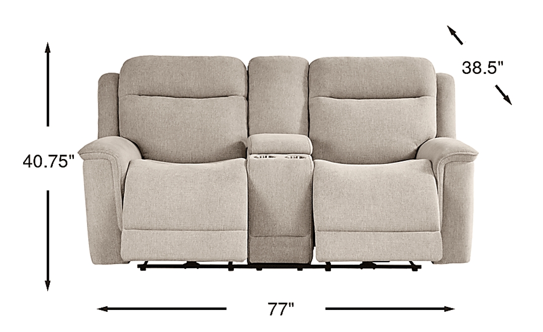 Kamden Place Dual Power Reclining Loveseat