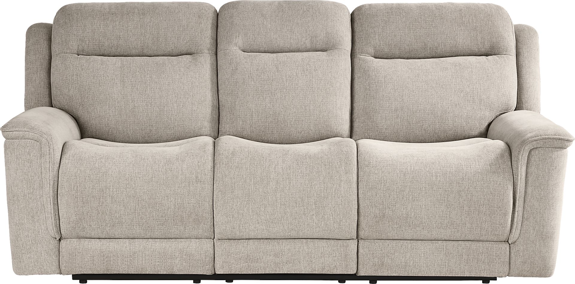 Kamden Place Cement Reclining Sofa - Image 1