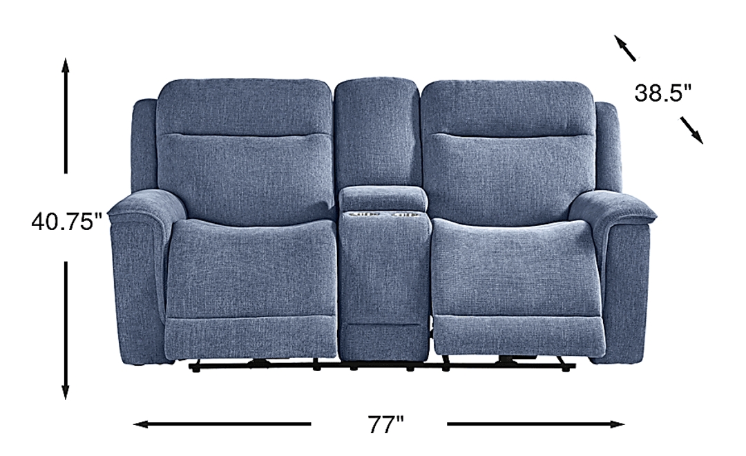 Kamden Place Dual Power Reclining Loveseat