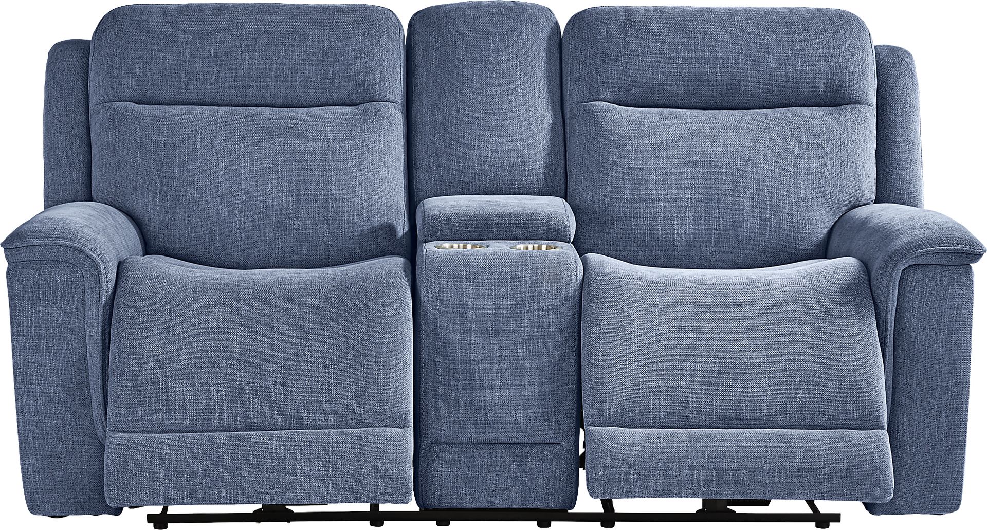 Kamden Place Cobalt 7 Pc Dual Power Reclining Living Room - Image 9
