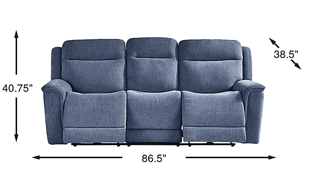 Kamden Place Dual Power Reclining Sofa