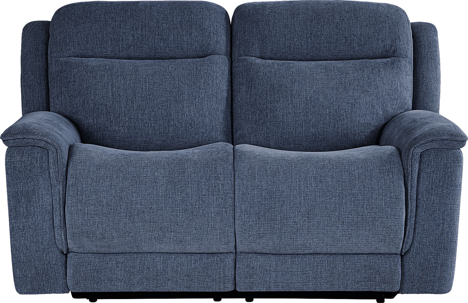 Kamden Place Cobalt Reclining Loveseat - Image 2