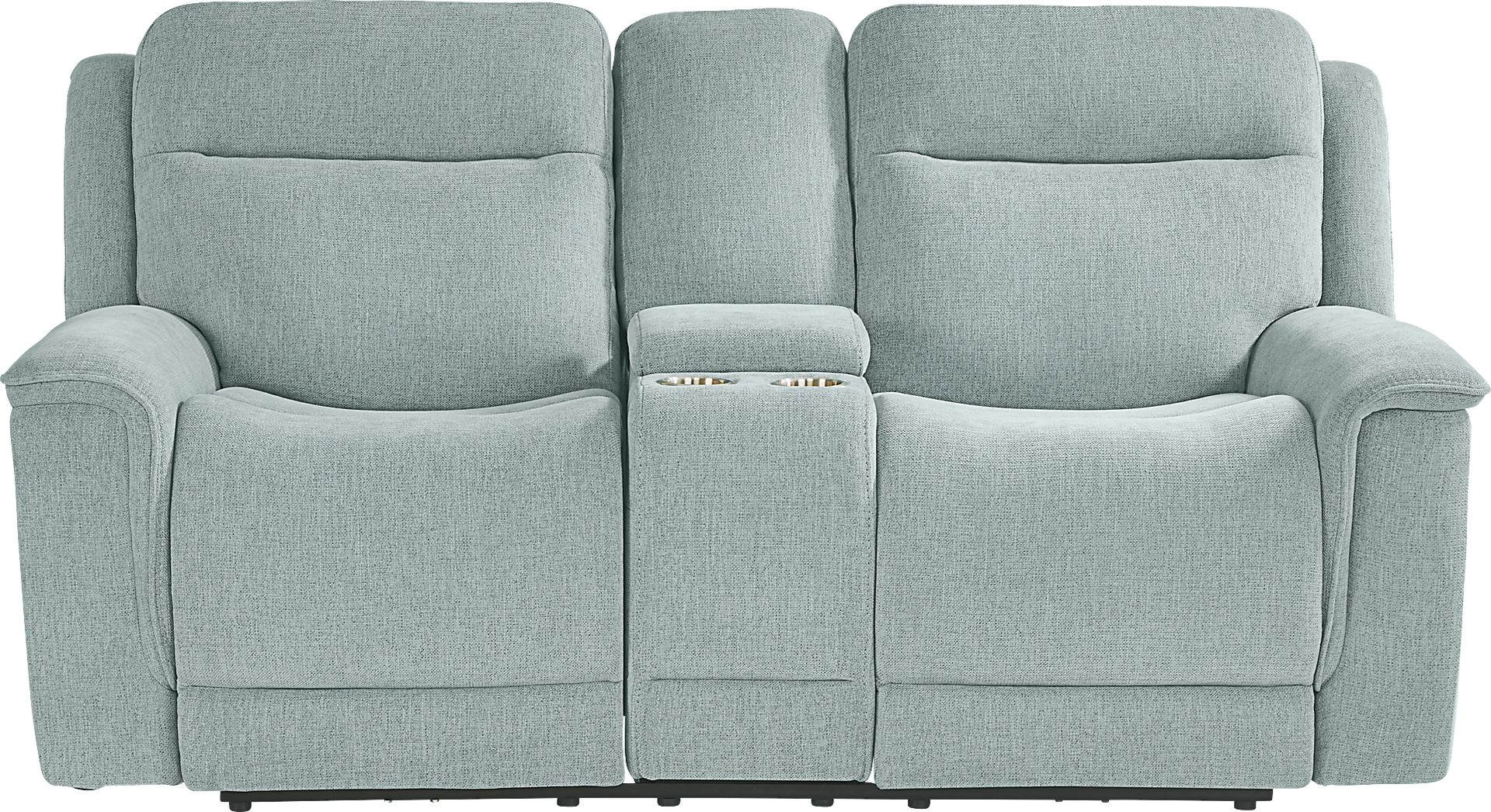 Kamden Place Seafoam Dual Power Reclining Loveseat - Image 3