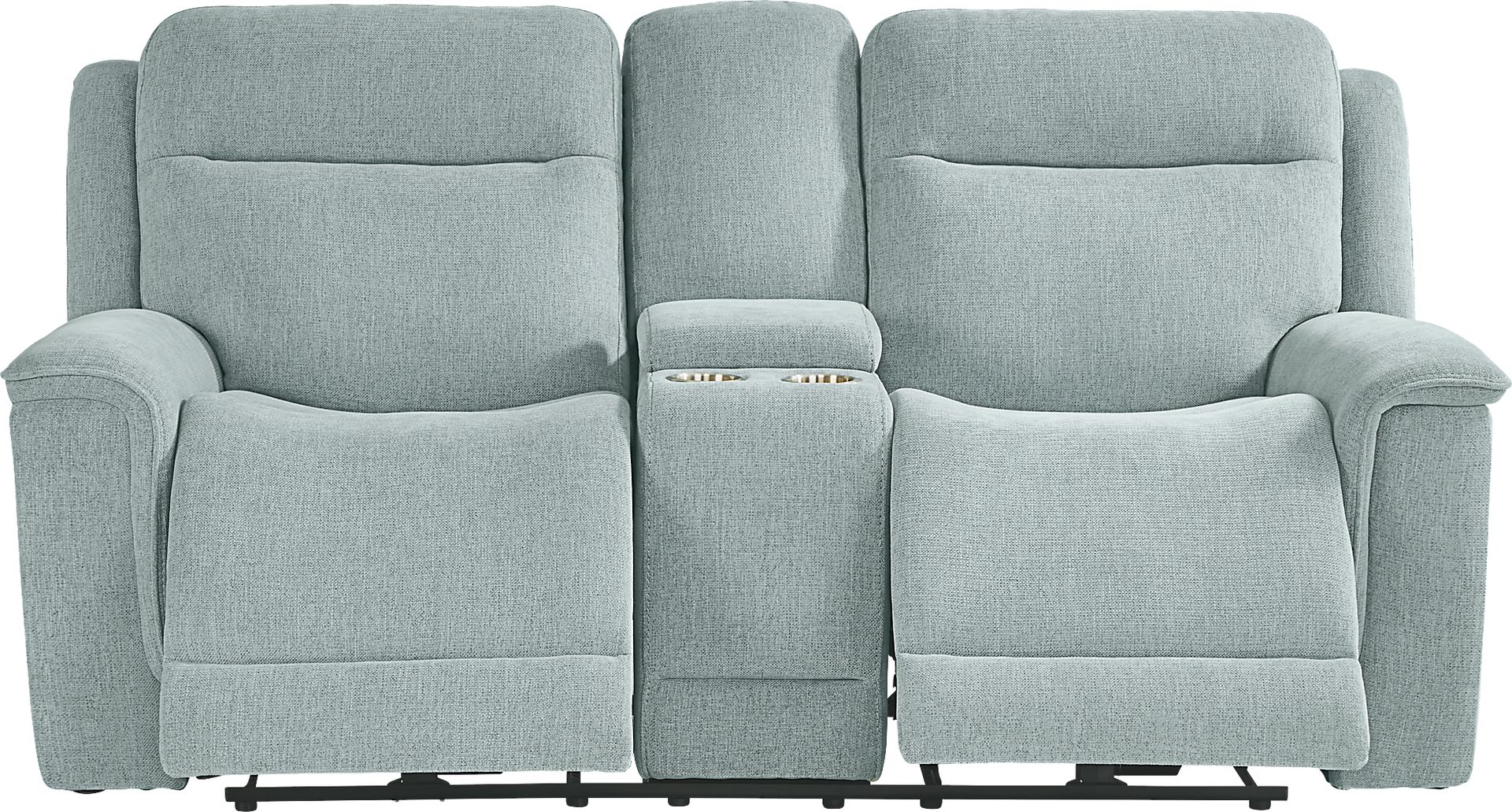 Kamden Place Seafoam Dual Power Reclining Loveseat - Image 1