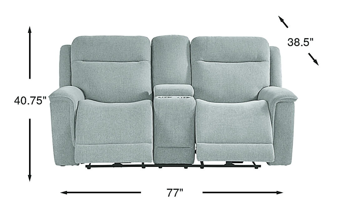 Kamden Place Dual Power Reclining Loveseat