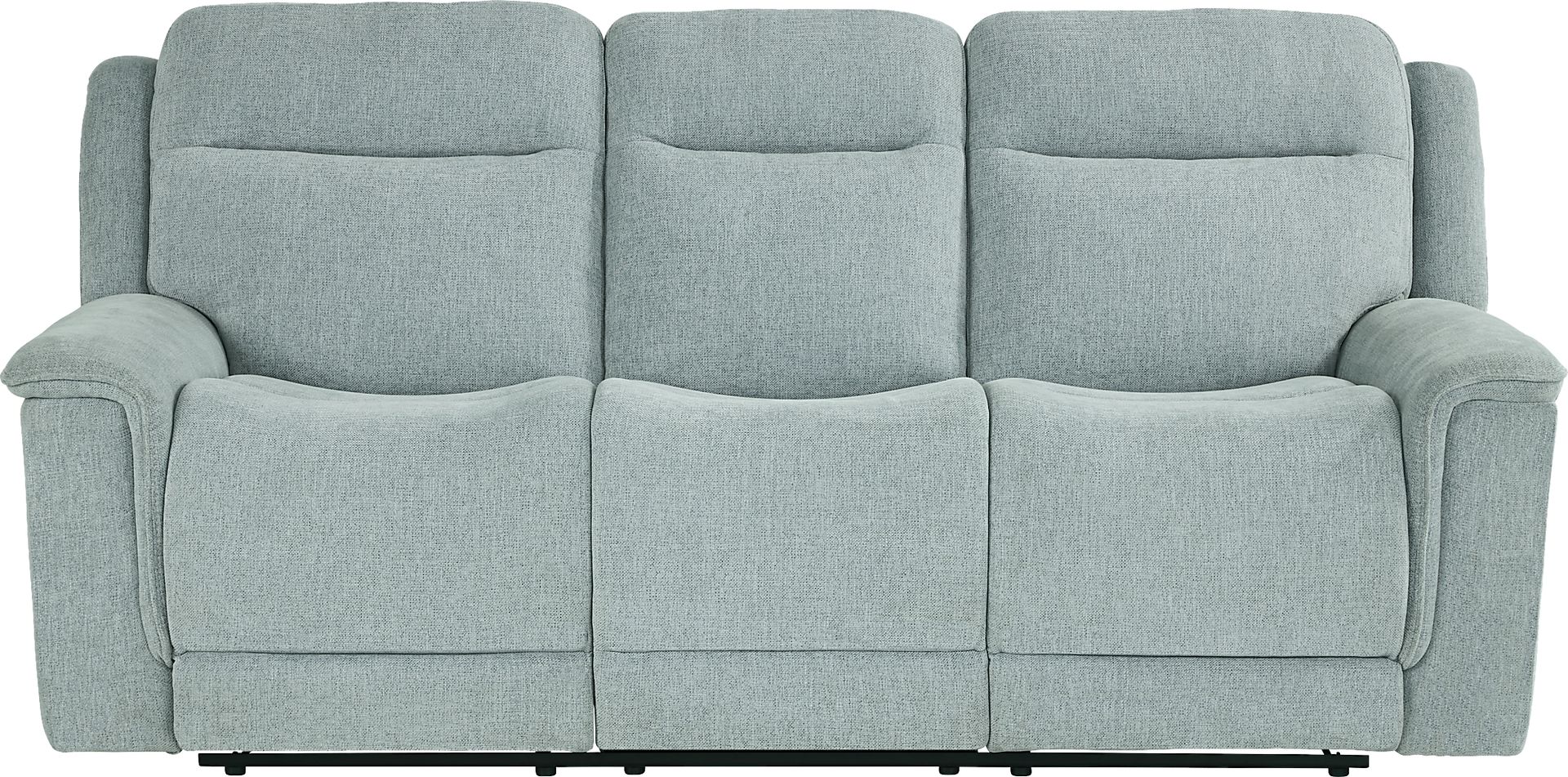 Kamden Place Seafoam 8 Pc Living Room with Dual Power Reclining Sofa - Image 3