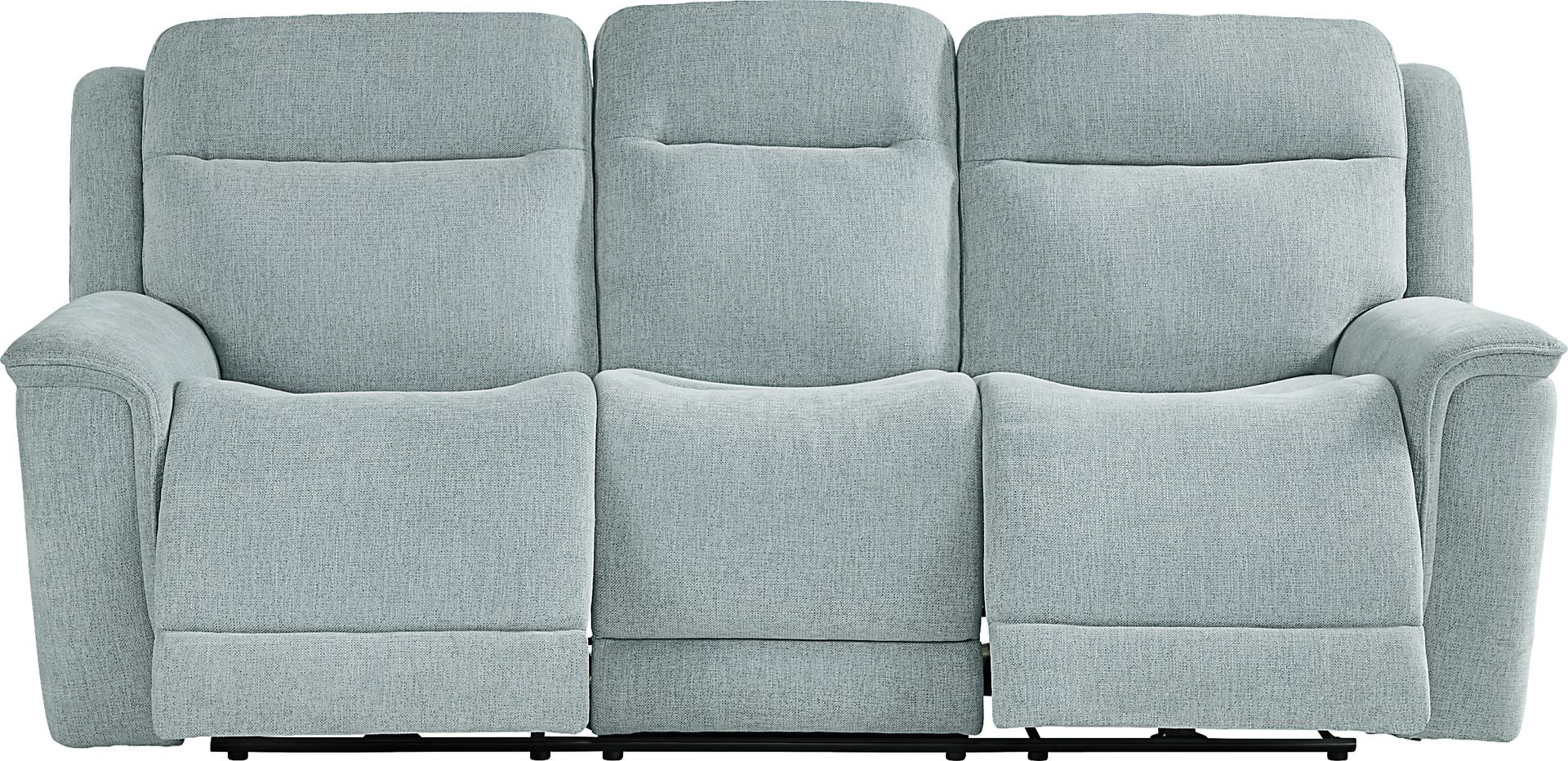 Kamden Place Seafoam 8 Pc Living Room with Dual Power Reclining Sofa - Image 2