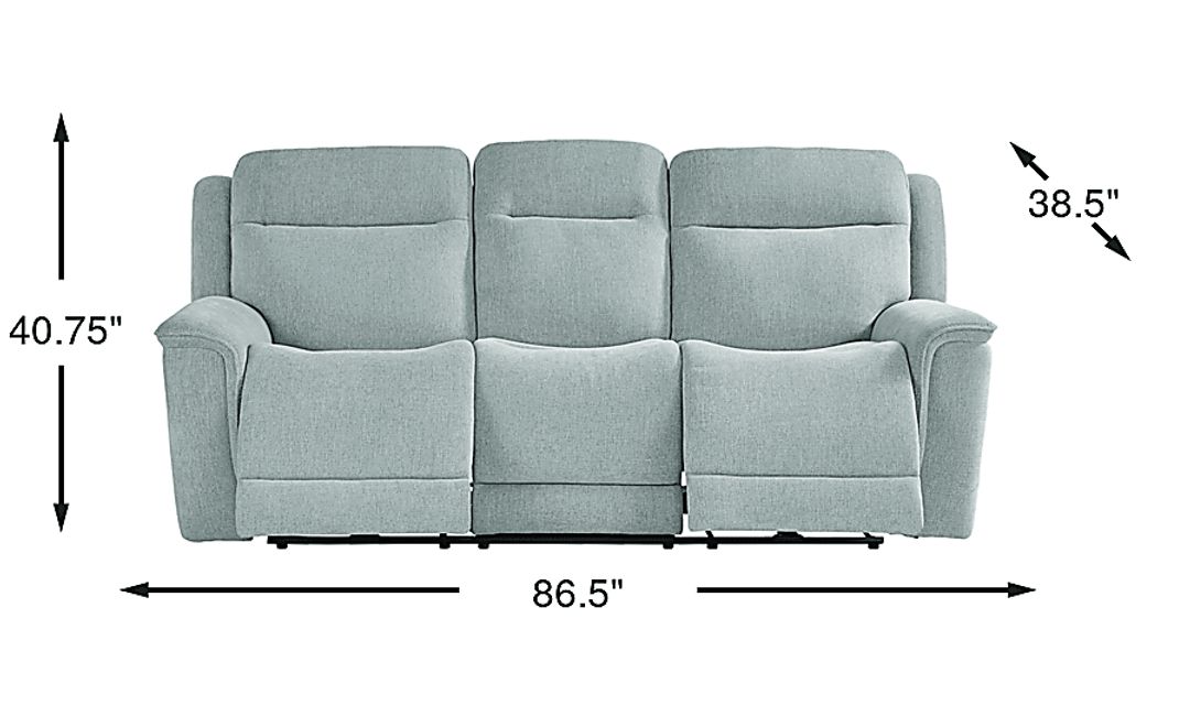 Kamden Place Dual Power Reclining Sofa