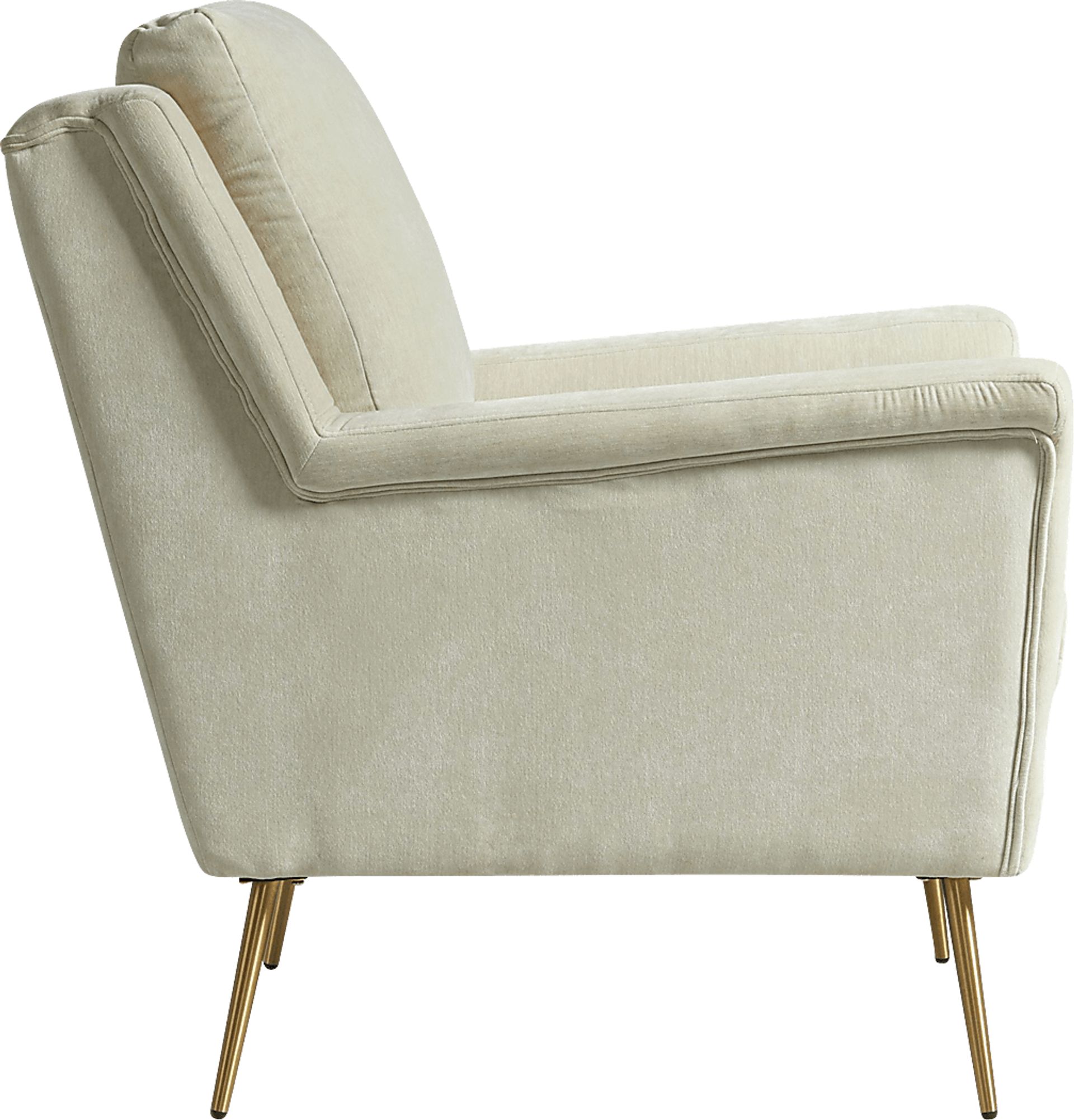 Kamela Beige Accent Chair - Image 3