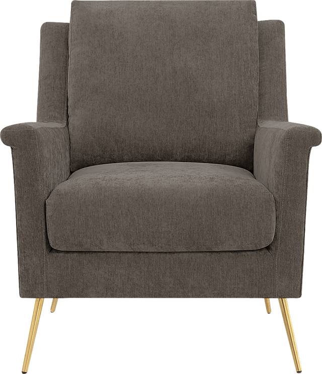 Kamela Cocoa Accent Chair - Thumbnail - Image 2