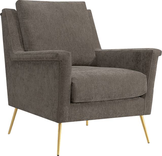 Kamela Cocoa Accent Chair - Thumbnail - Image 1