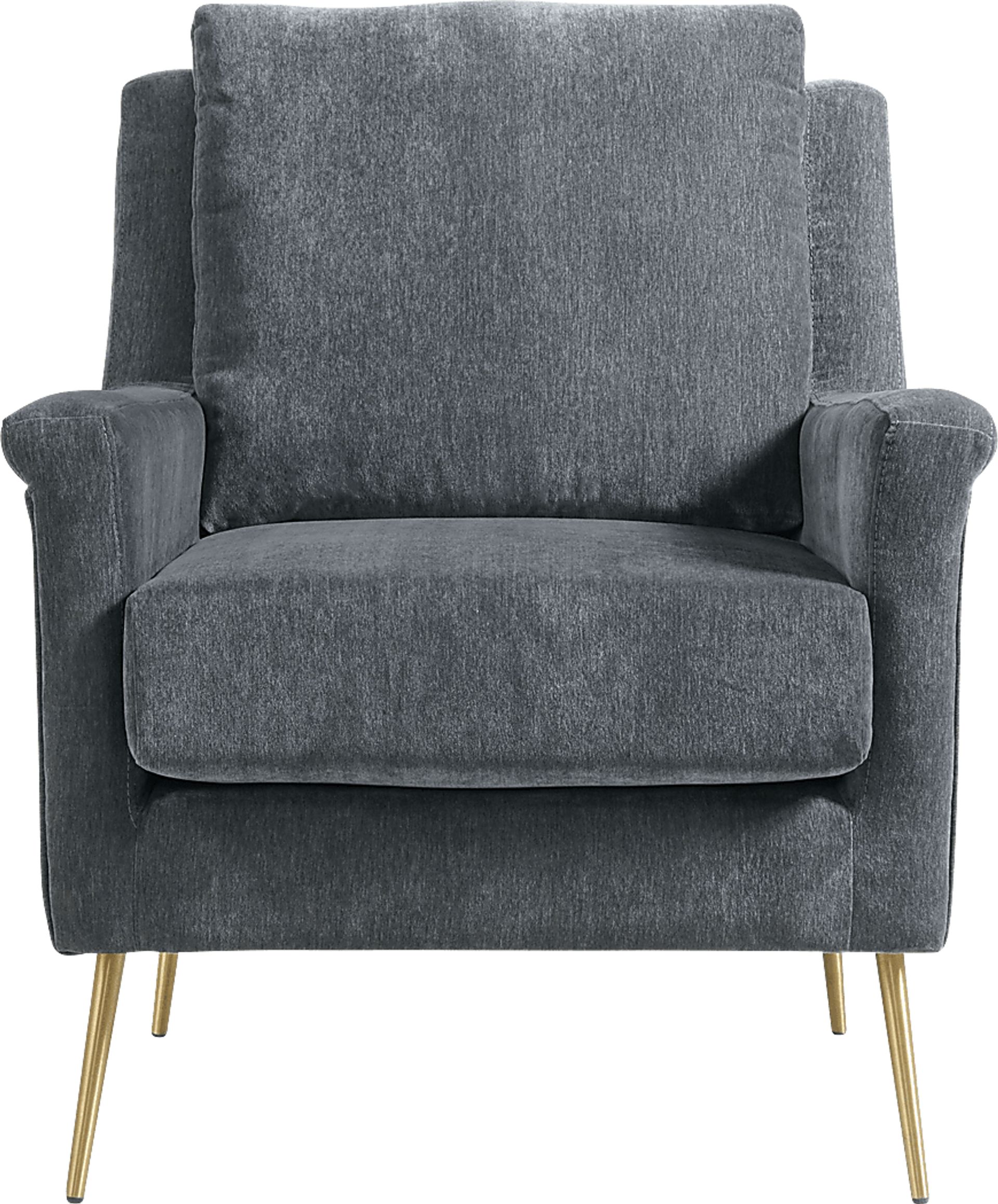 Kamela Dark Gray Accent Chair - Image 2