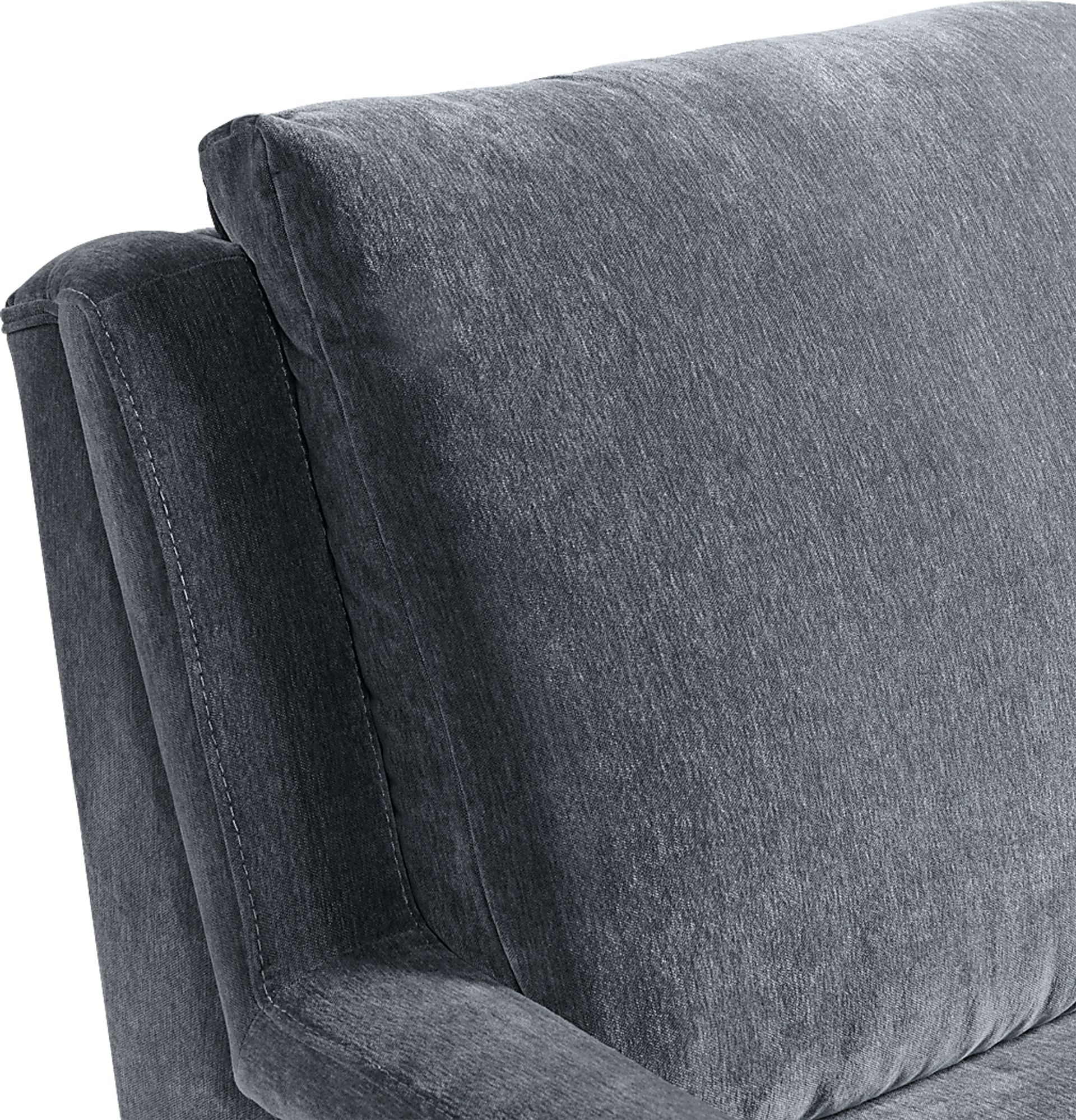 Kamela Dark Gray Accent Chair - Image 4