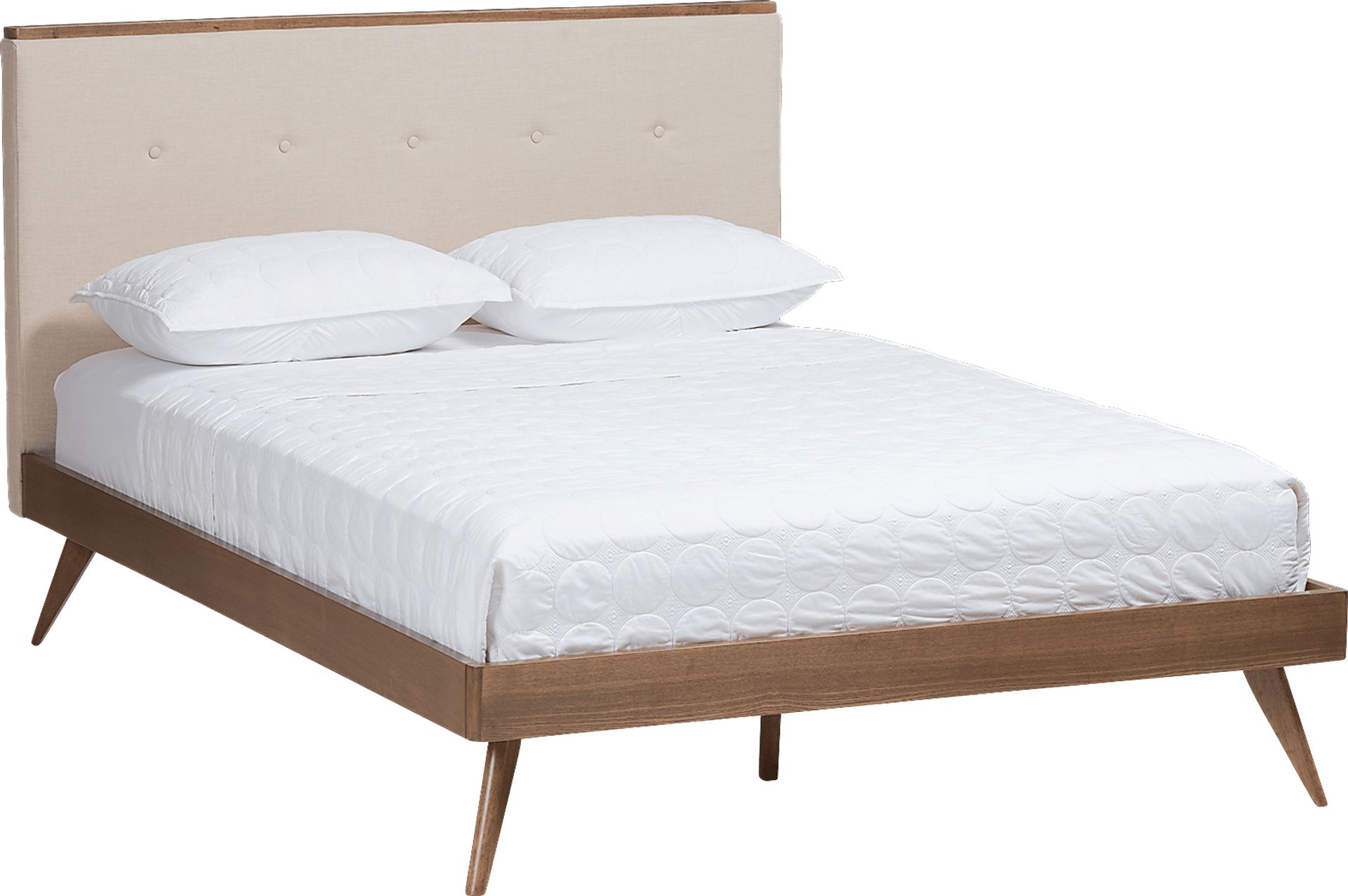 Kameo Beige Queen Bed - Image 1