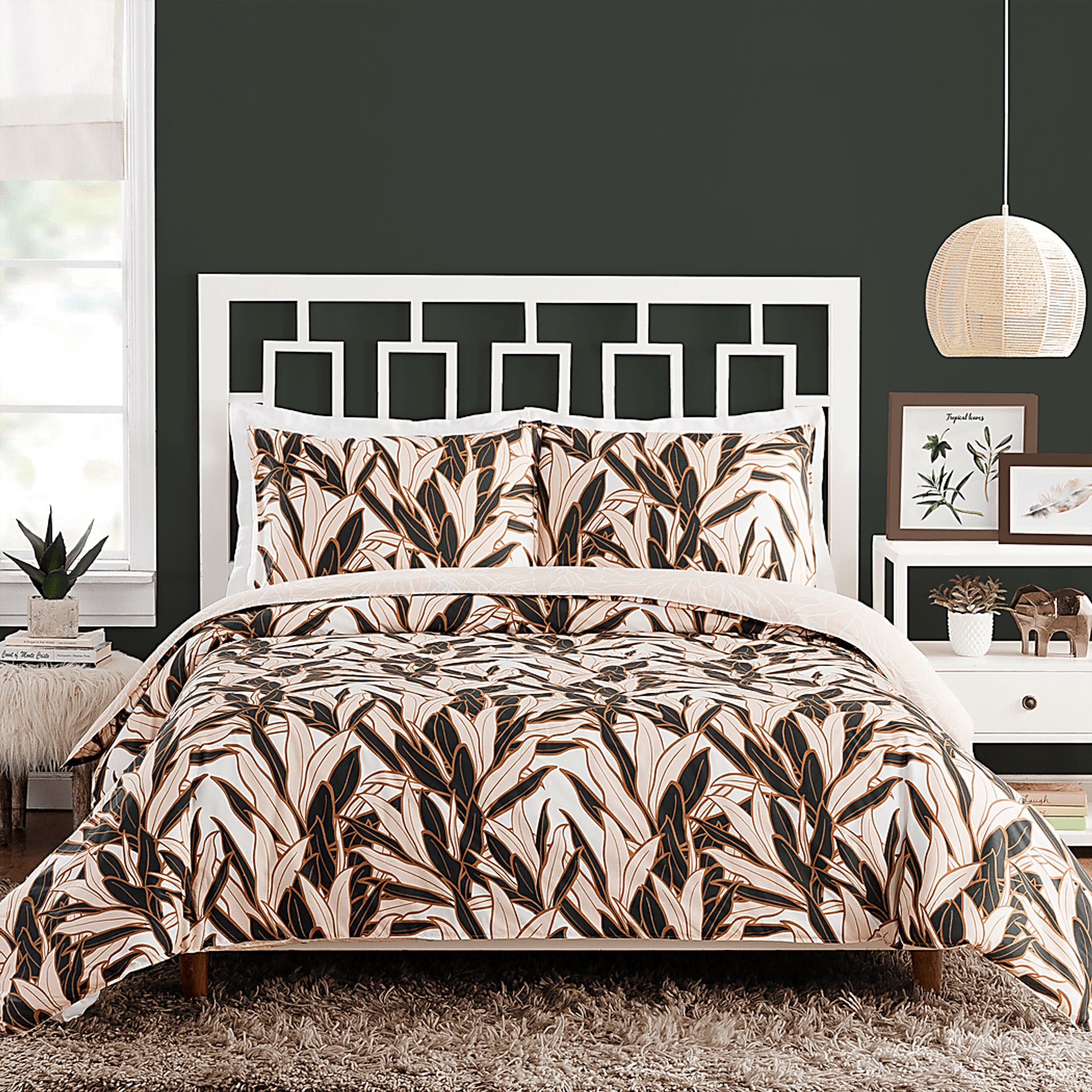 Kamerling Black 3 Pc King Duvet Set - Image 2