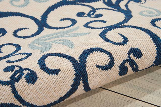 Kamia Ivory 5' x 8' Indoor/Outdoor Rug - Thumbnail - Image 3