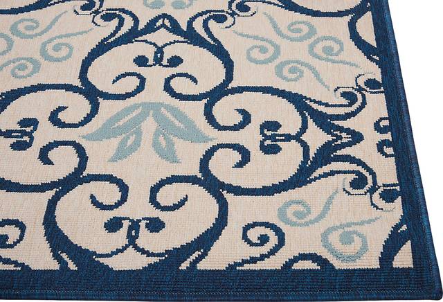 Kamia Ivory 5' x 8' Indoor/Outdoor Rug - Thumbnail - Image 4