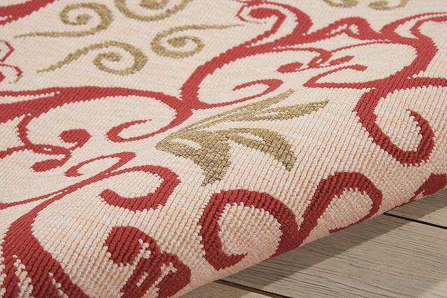 Kamia Rust 8' x 11' Indoor/Outdoor Rug - Thumbnail - Image 2