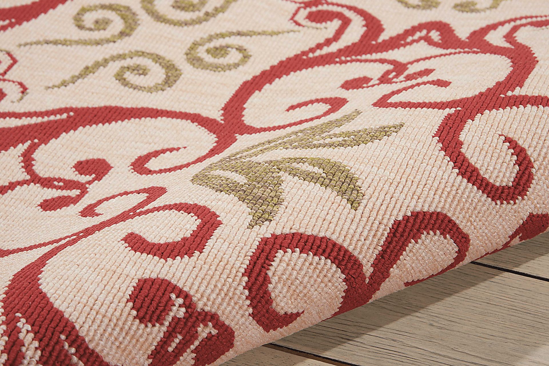 Kamia Rust 8' x 11' Indoor/Outdoor Rug - Image 2