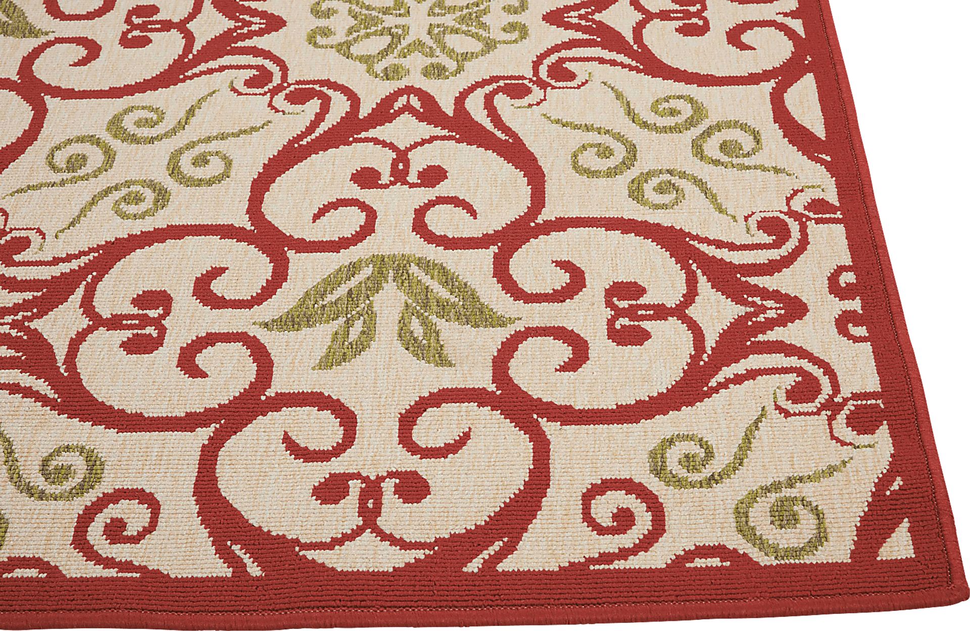 Kamia Rust 8' x 11' Indoor/Outdoor Rug - Image 4