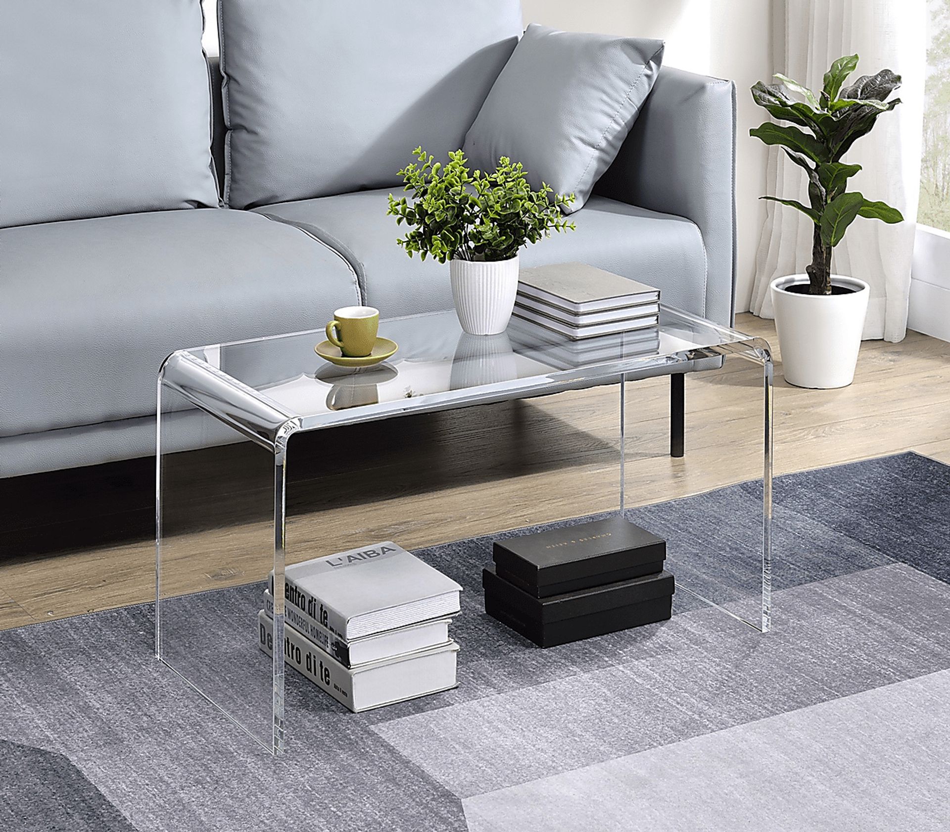 Kamil Clear Cocktail Table - Image 2