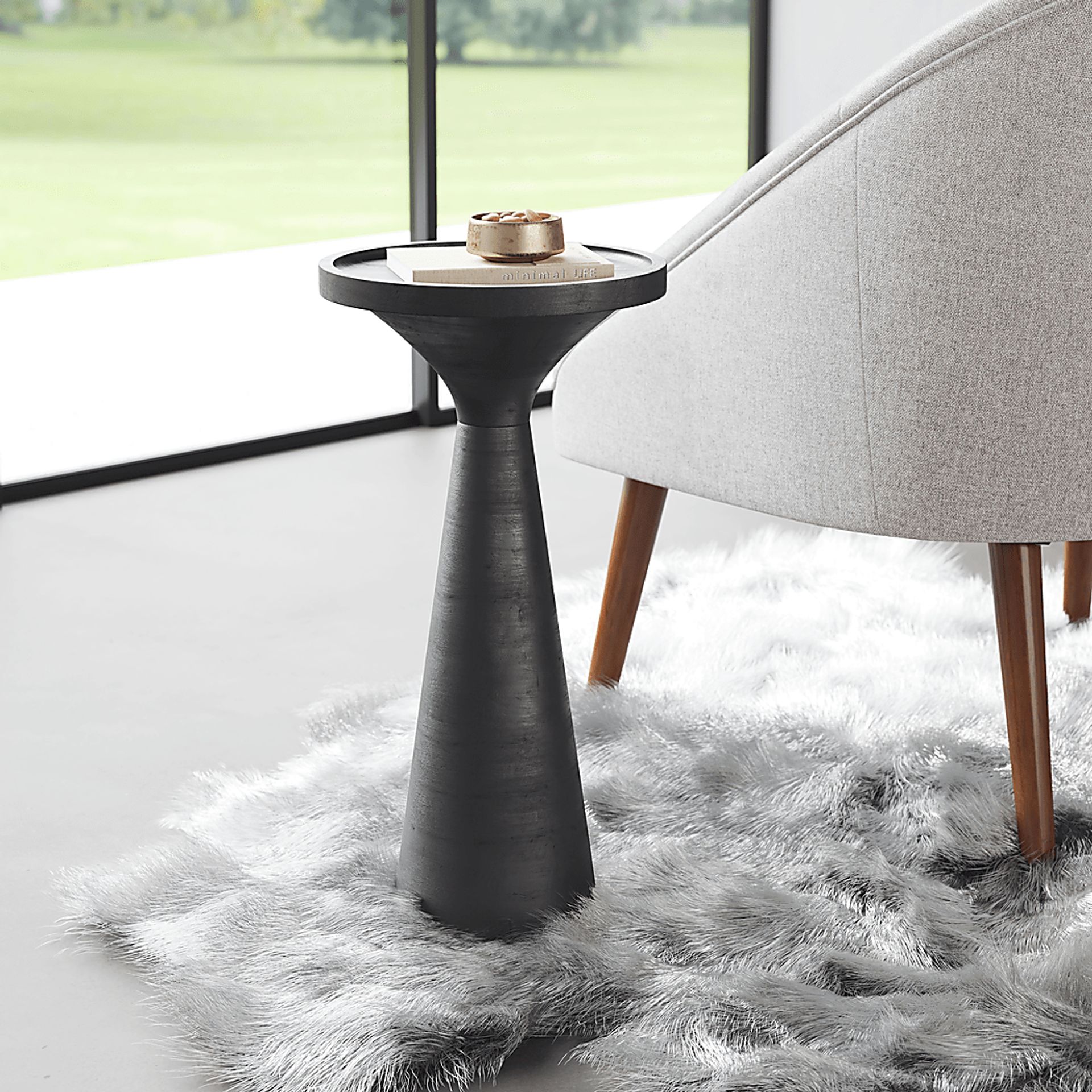 Kamishak Black End Table - Image 2