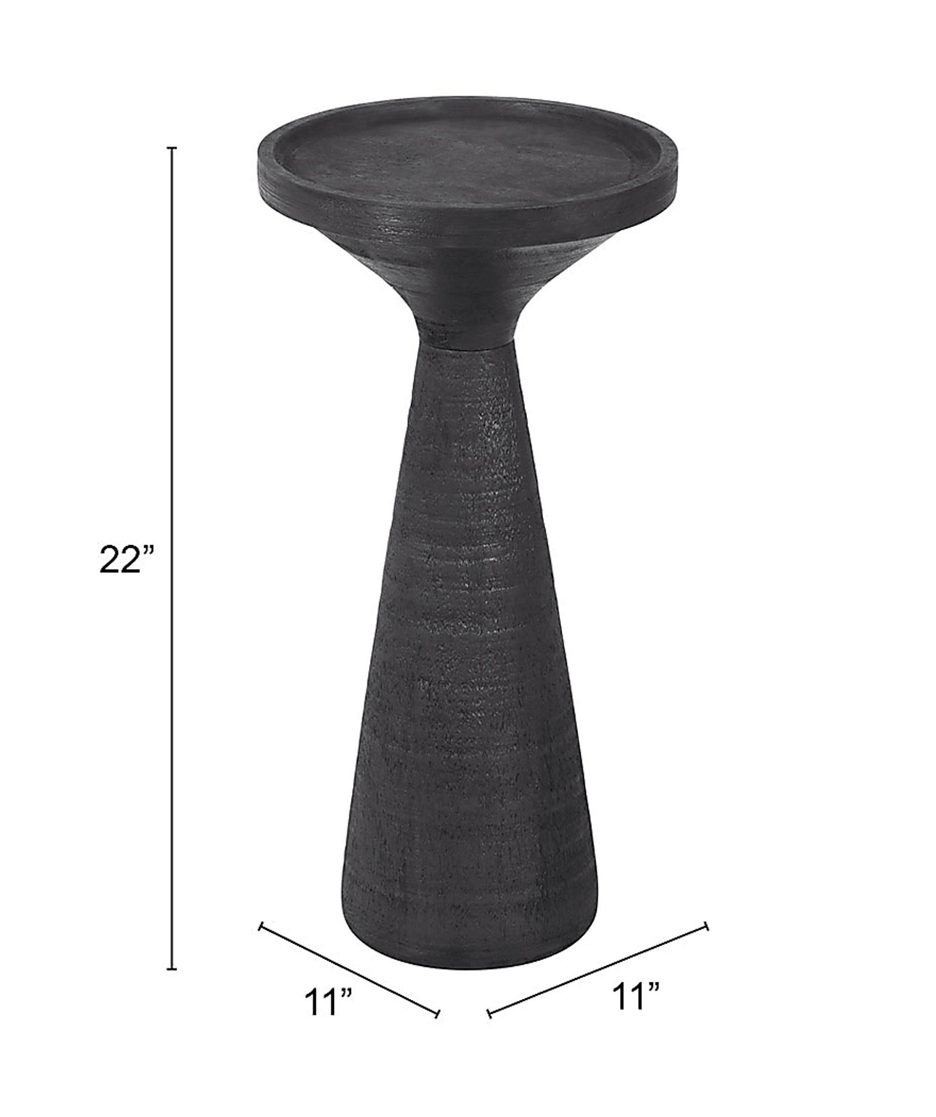 Kamishak Black End Table - Image 6