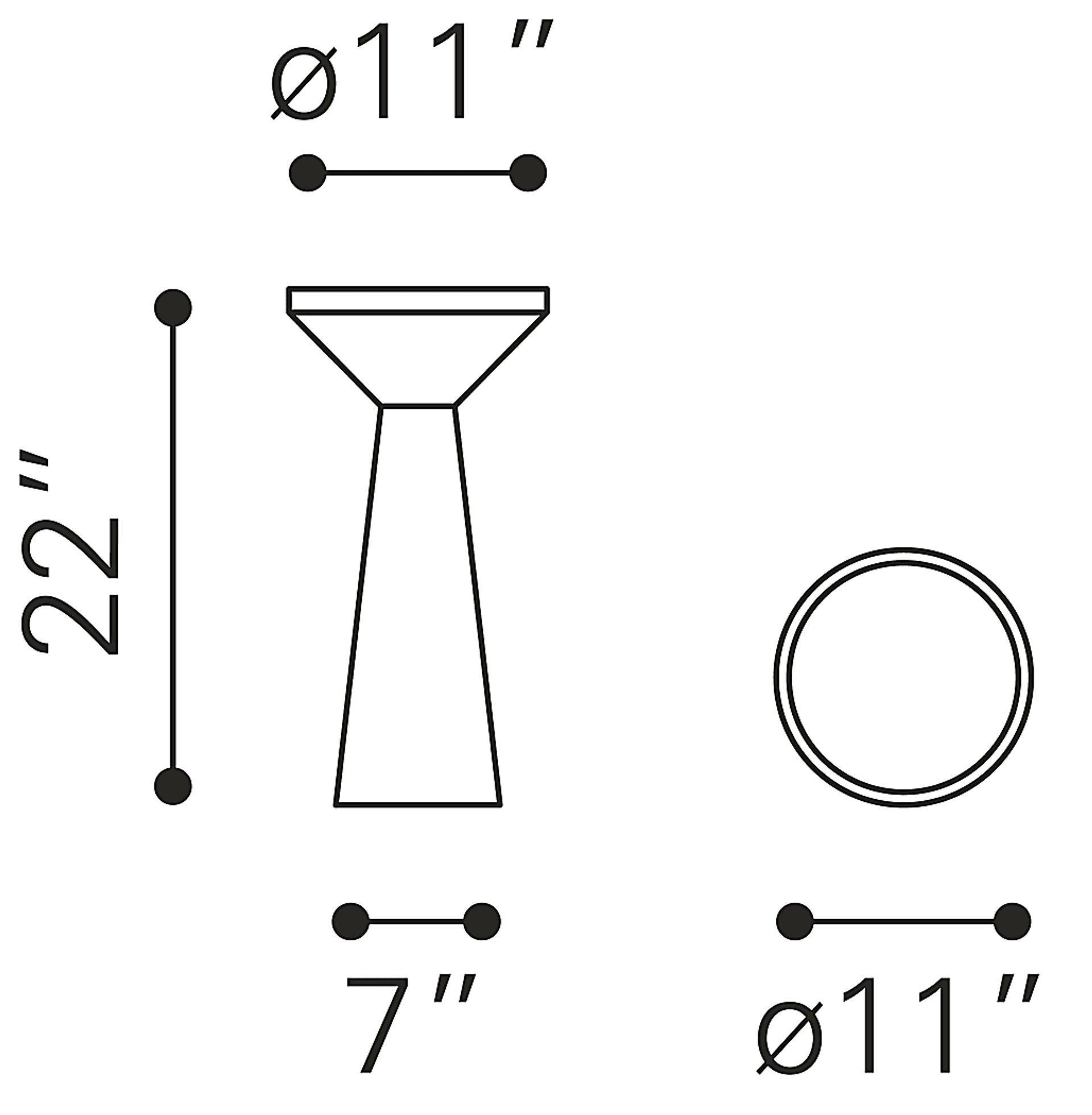 Kamishak Black End Table - Image 7